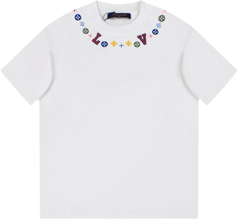 LL-Fashion embroidery T-shirt